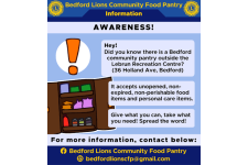 Logo for Bedford Lions Community Food Pantry Logo for Bedford Lions Community Food Pantry